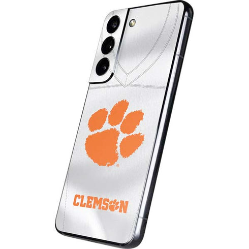 Clemson University White Jersey Galaxy S22 Plus Skin